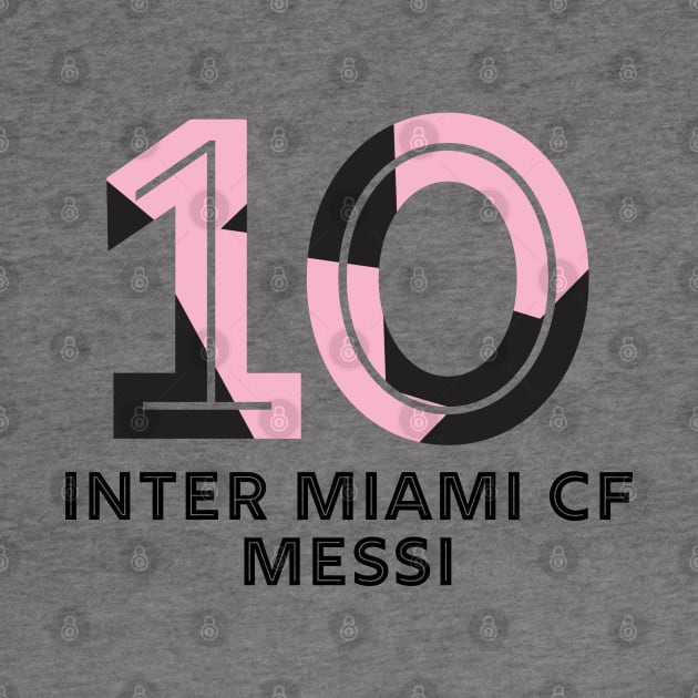 Lionel Messi Miami 10 Soccer by Designedby-E